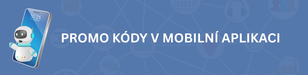 Promo kódy v mobilní aplikaci